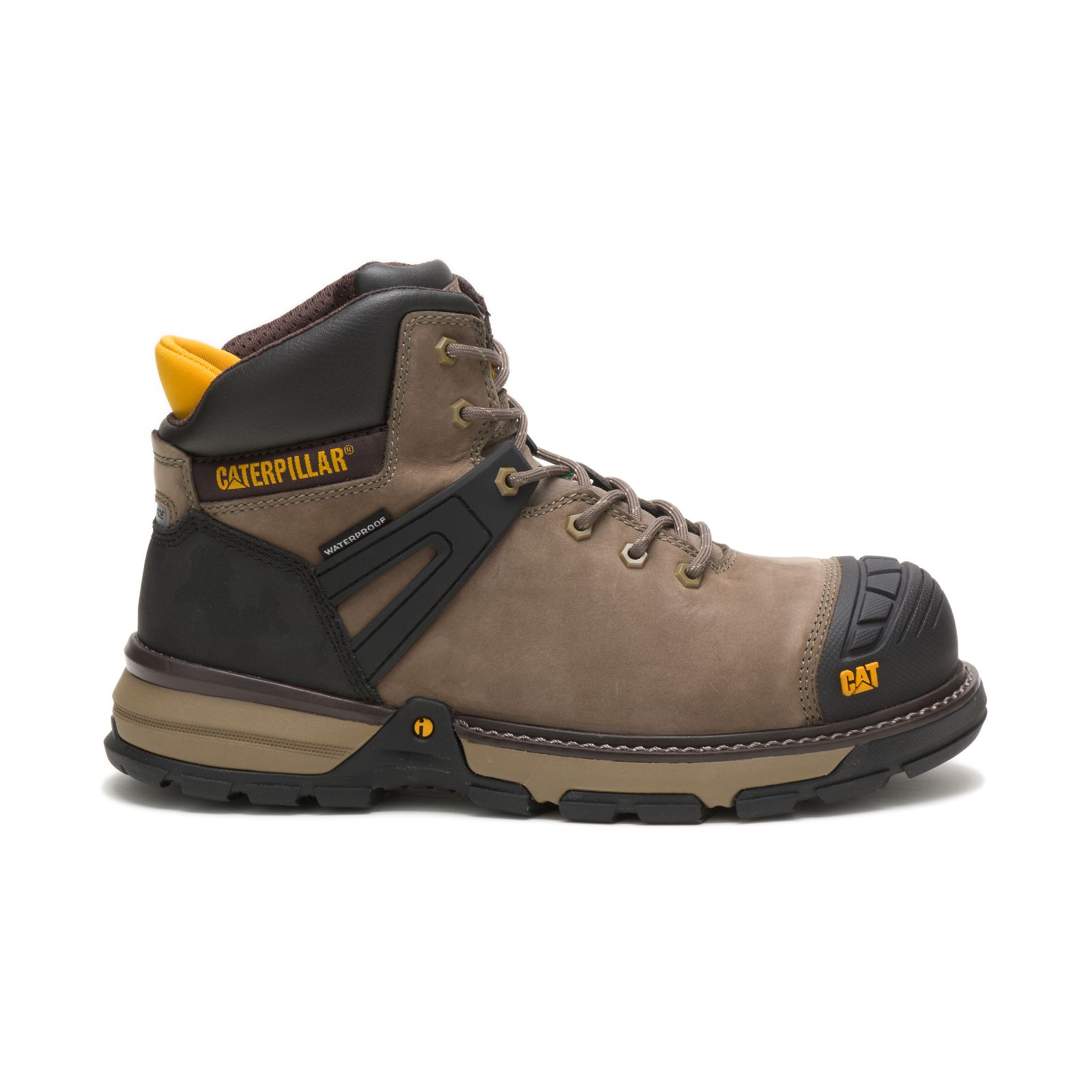 Caterpillar Excavator Superlite Waterproof Nano Toe Csa Philippines - Mens Work Boots - Brown 05983NSYM